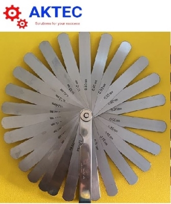 Bộ căn lá 0,05~1mm 28 lá Mitutoyo 184-313S