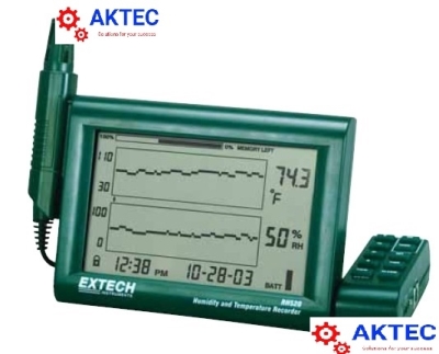 Máy ghi biểu đồ nhiệt độ độ ẩm Extech RH520A-220