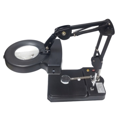 Kính lúp để bàn SK102A08 SEKI, 8X, đèn huỳnh quang 